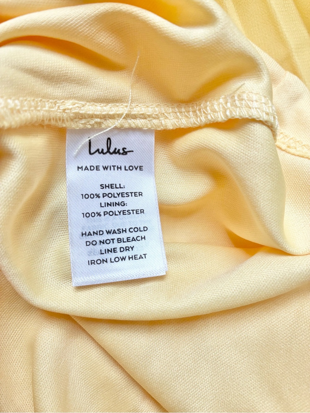 Lulus Seriously Sensational Yellow Strapless Tiered Maxi Dress Size S NWT - Picture 16 of 16